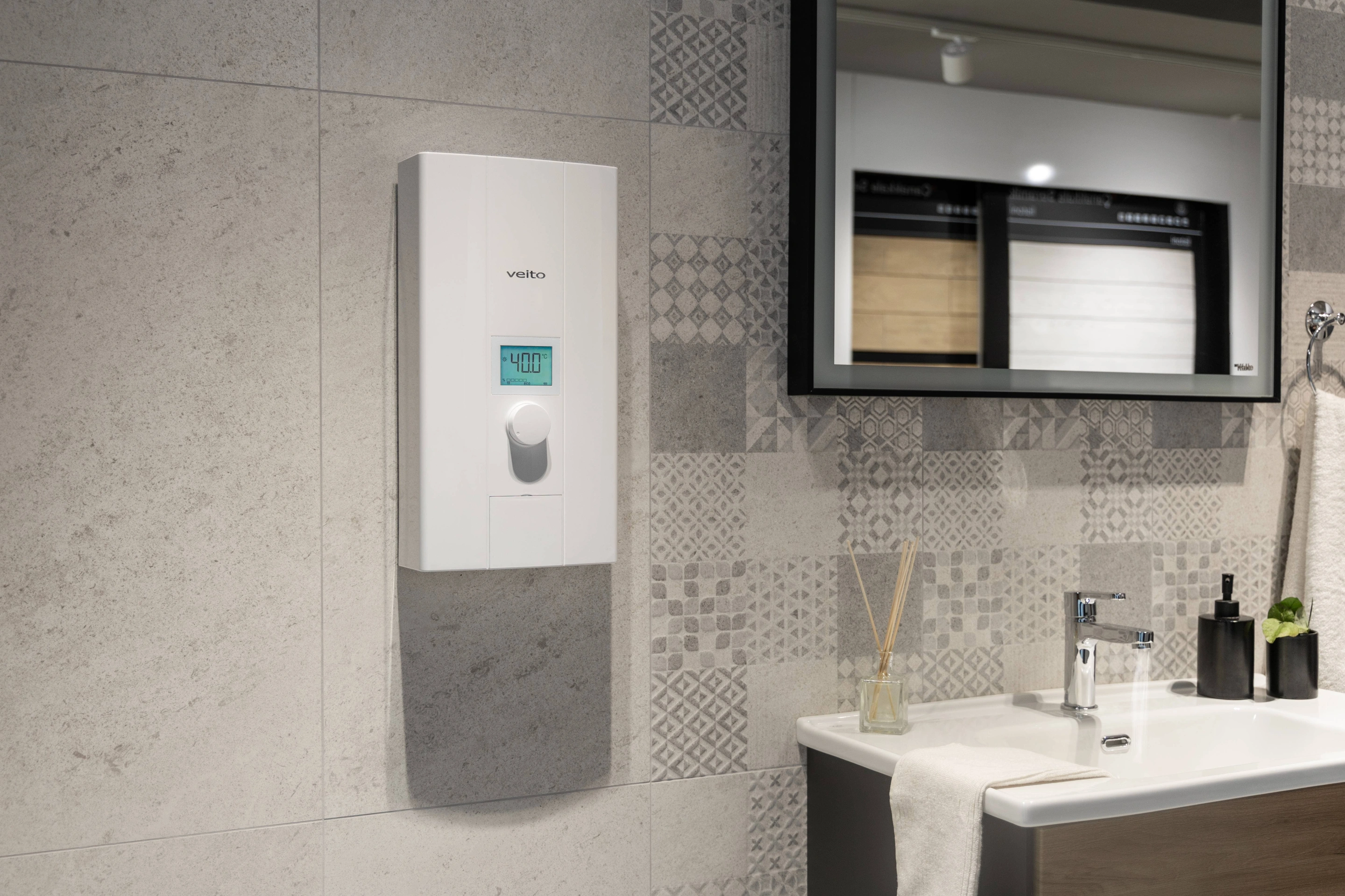 Veito Blue S 21 Kw Trifaze 3 Faz Merkezi Sistem Dijital Ayarlı Ani Su Isıtıcısı