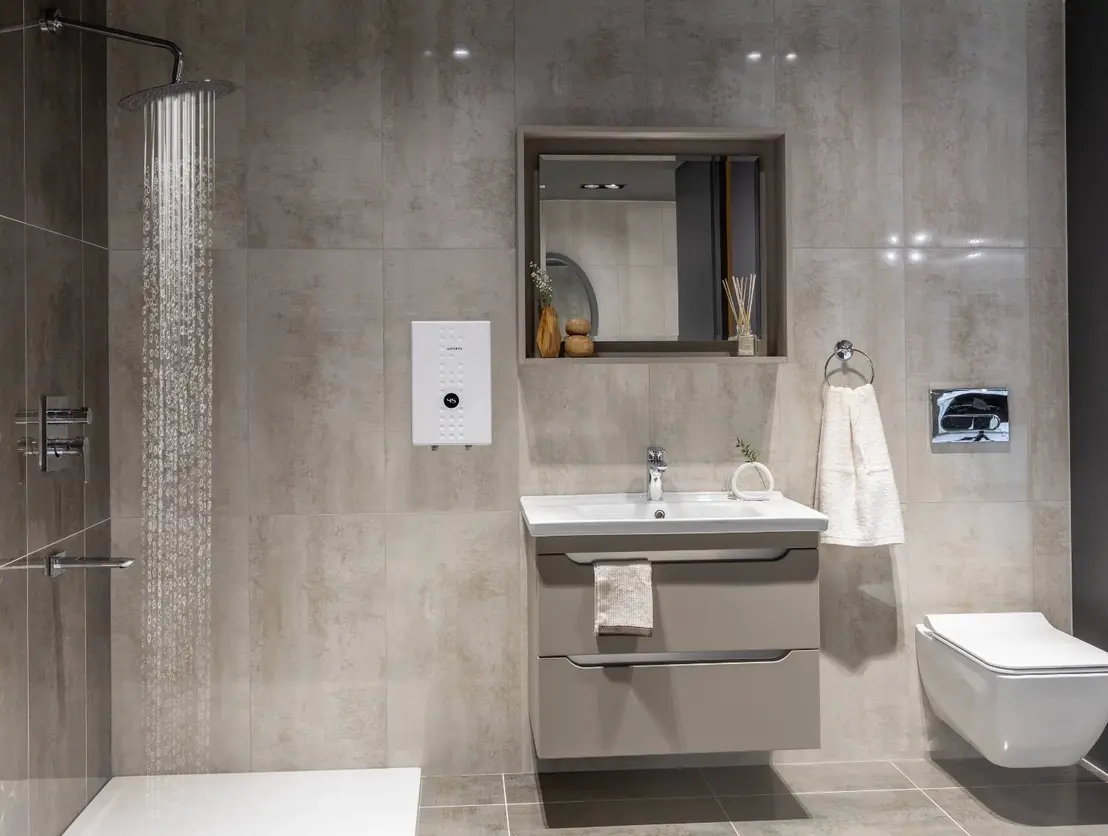 Veito Flow 9 Merkezi Sistem 9000W 9 Litre Elektrikli Şofben CE Sertifikalı