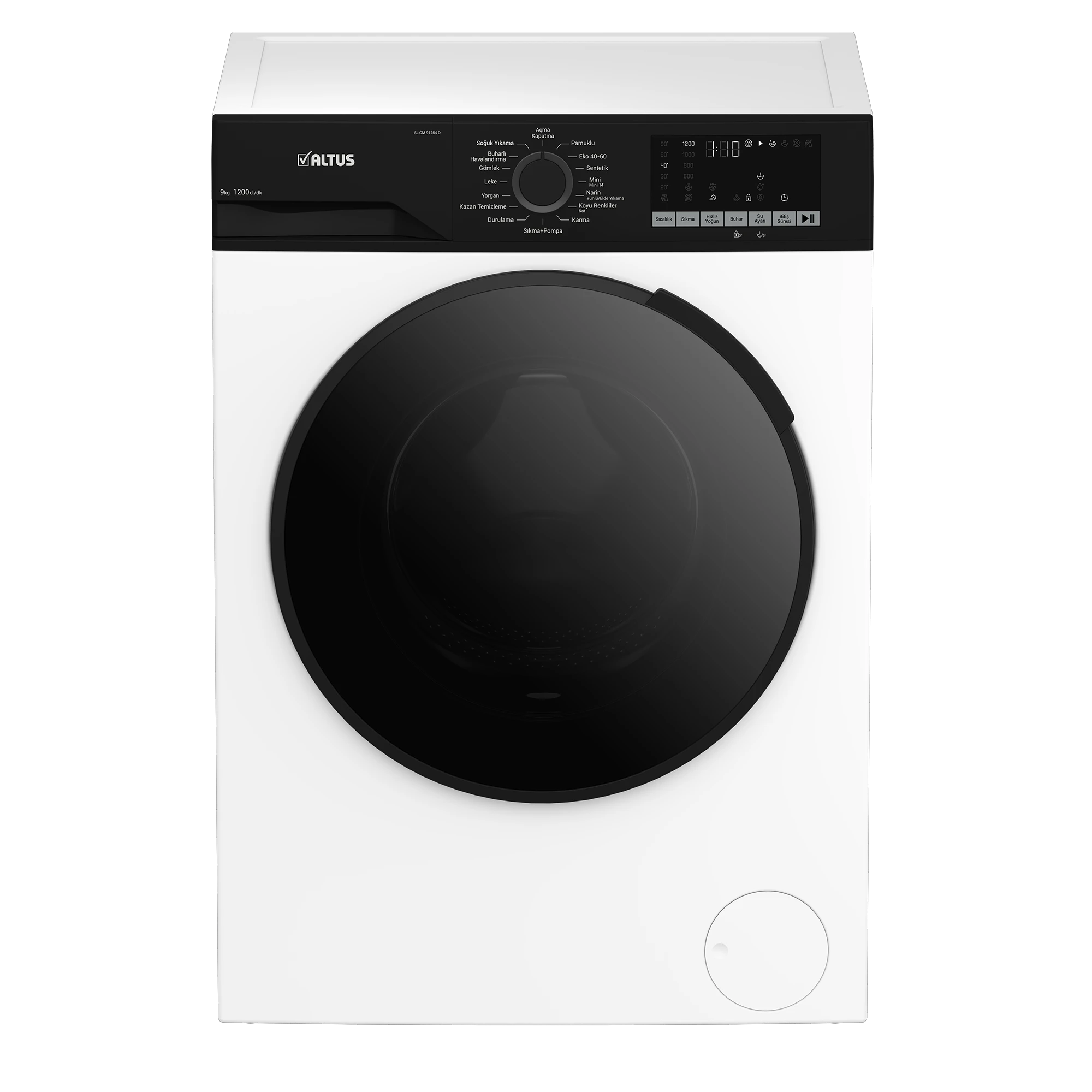 ALTUS AL CM 91254 D A Enerji Sınıfı 9 kg 1200 Devir Çamaşır Makinesi