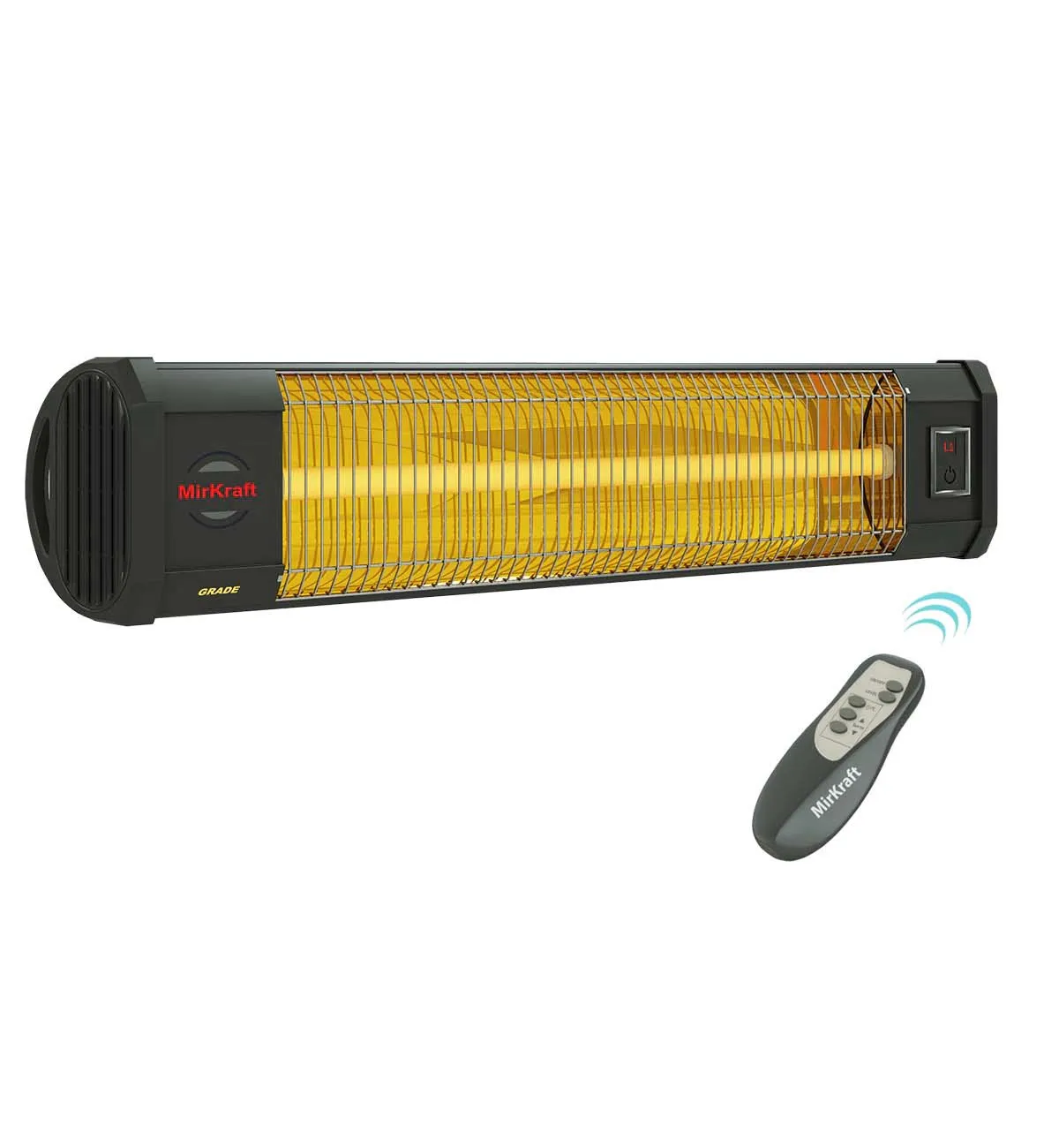 MirKraft Grade 2500W Duvar Tipi Karbon Fiber Infrared Isıtıcı