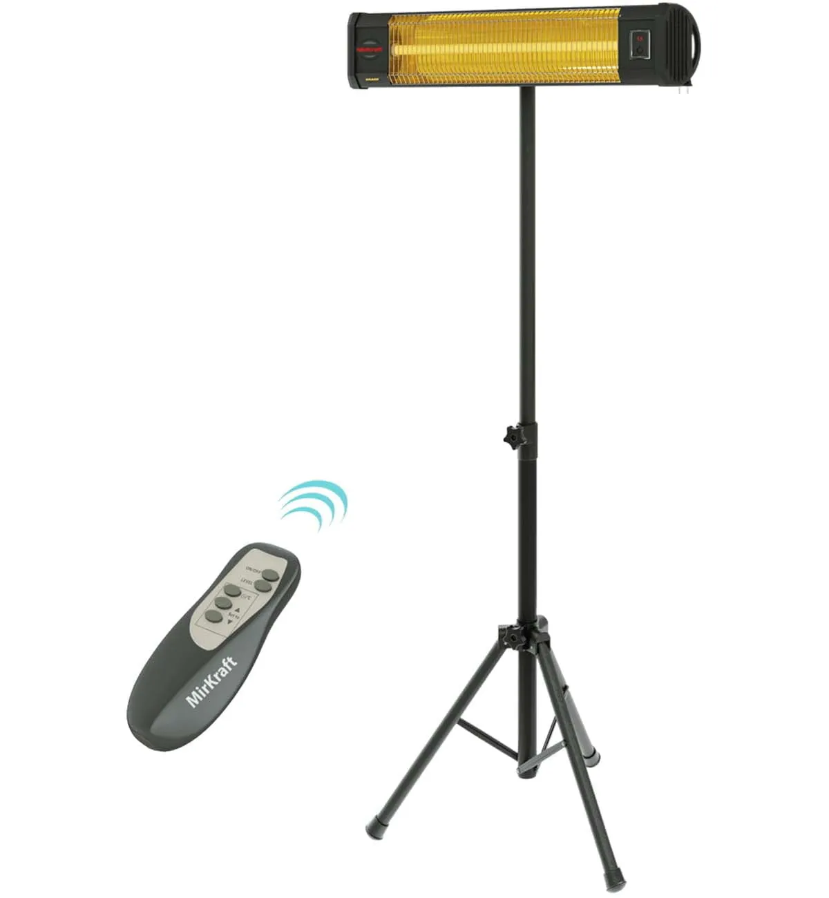 MirKraft Grade 2500W Tripod Karbon Fiber Infrared Isıtıcı