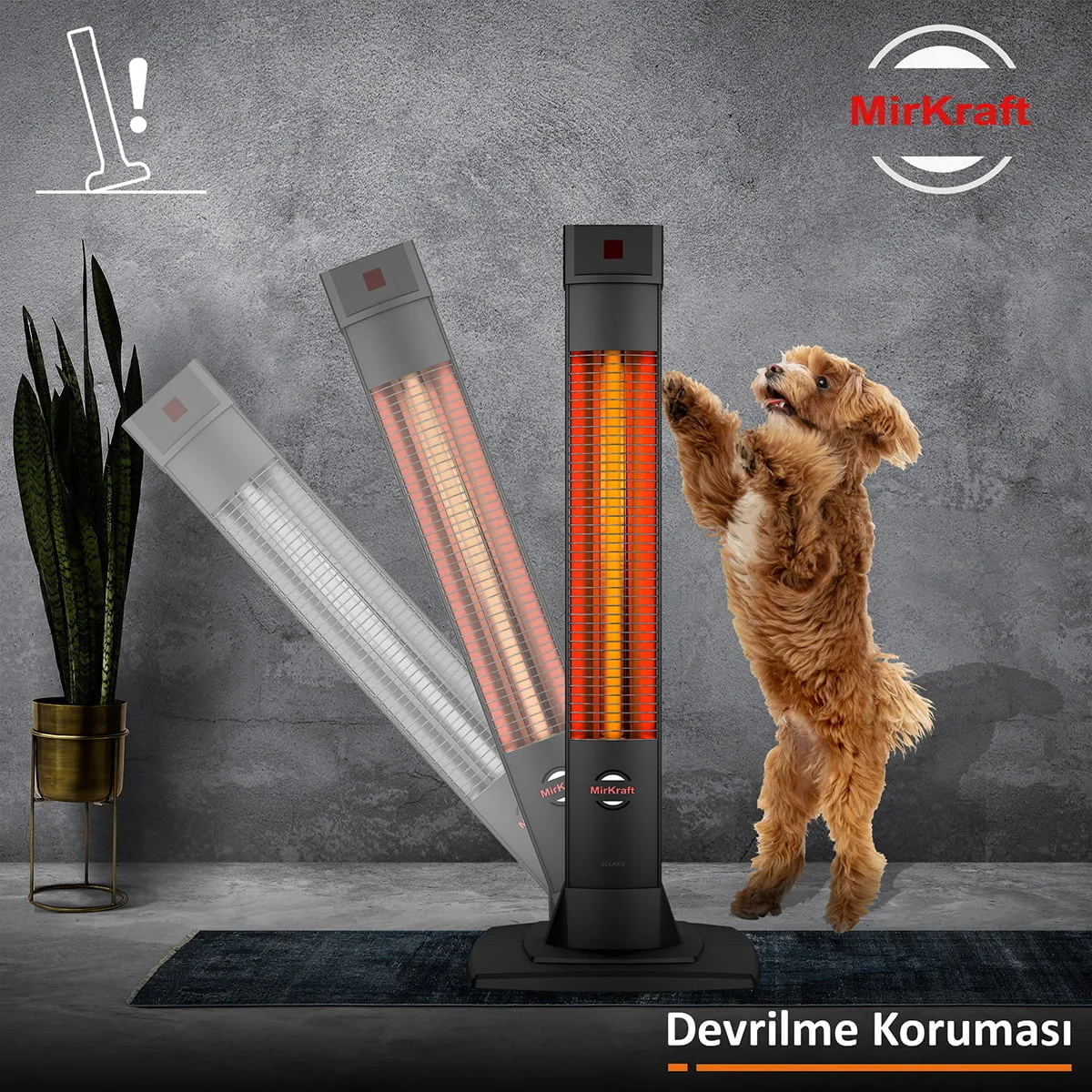 MirKraft Solaris 2200 Yüksek Verimli Karbon Infrared Isıtıcı