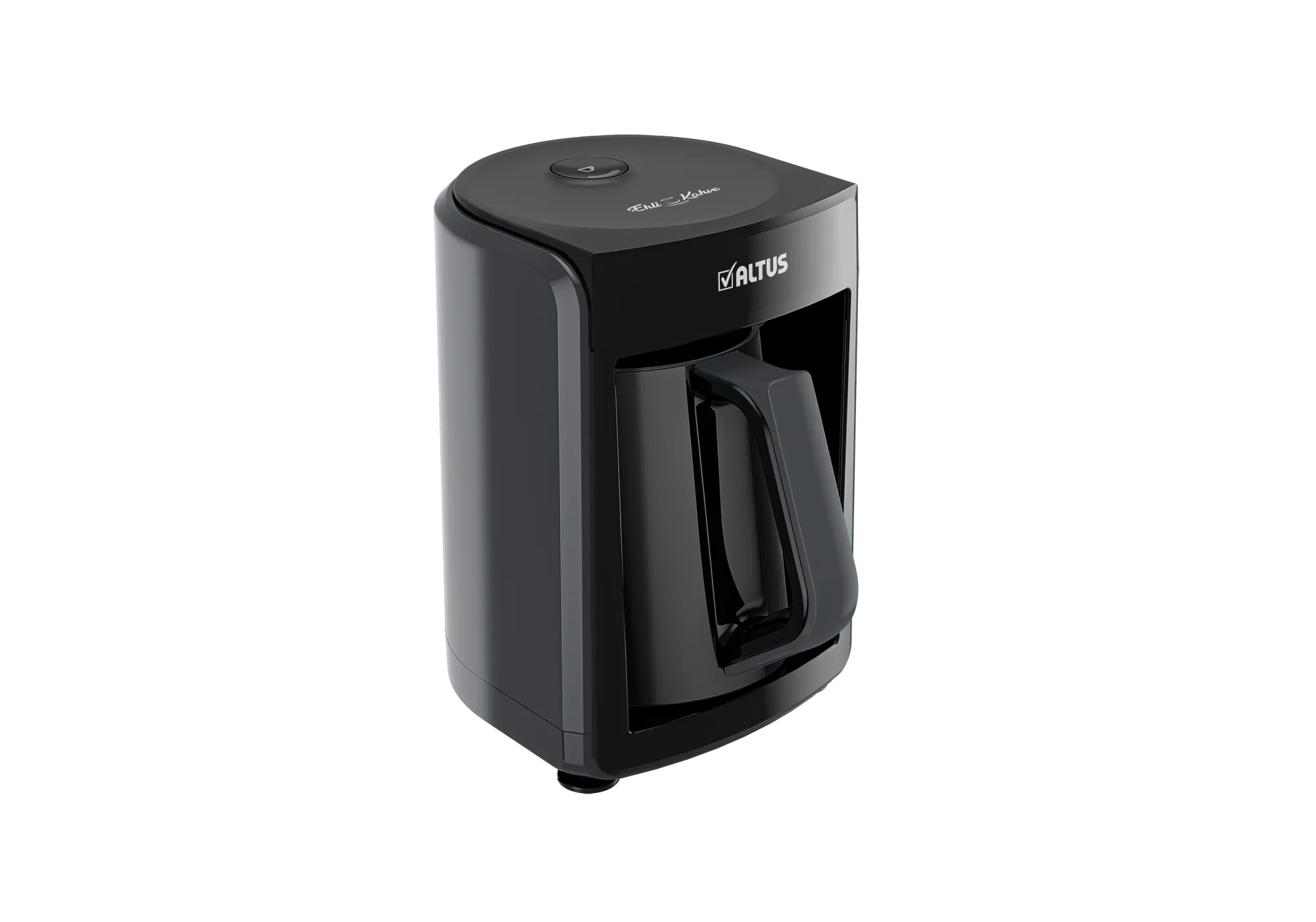 Altus Al 4763 G Türk Kahve Makinesi 4 Fincan Kapasiteyle Şık Siyah Renk